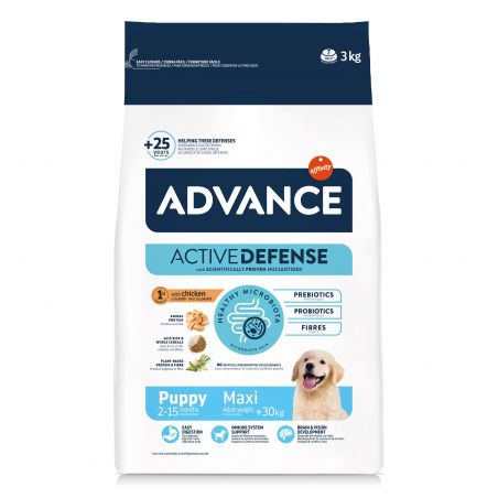 Advance Active Defense Chien Puppy Maxi Poulet