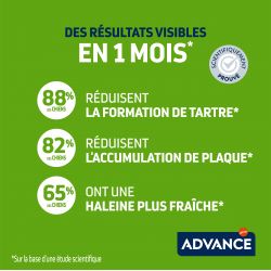 Advance Chien Snack Dental Control - boîte de 13 x 180 g