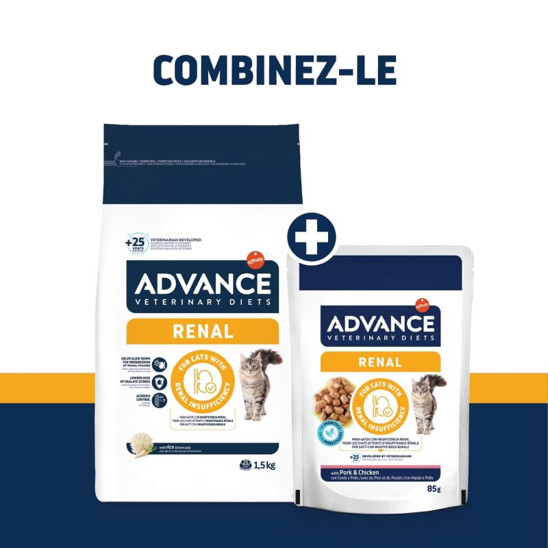 Advance Chat Renal poulet 12 sachets de 85 g