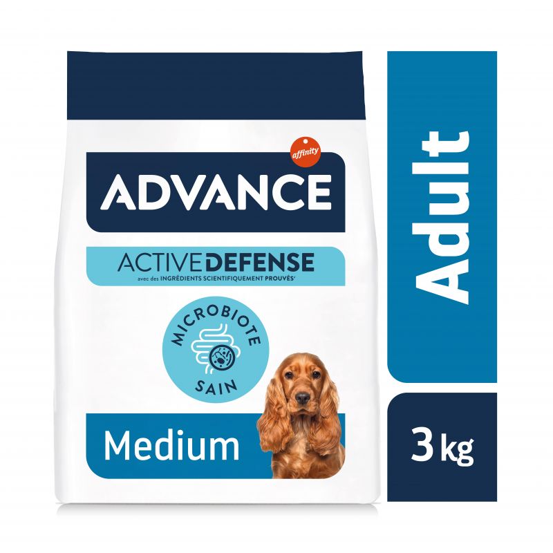 Advance Chien Active Defense Adult Medium Poulet
