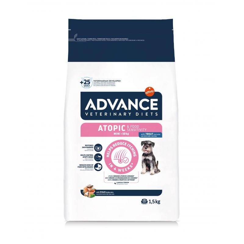 Advance Chien Atopic Mini Truite sac de 1,5 kg