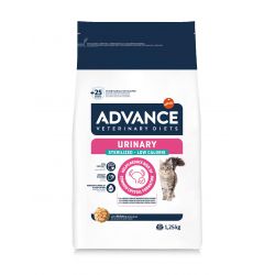 Advance Chat Active Defense Urinary Sterilized Low Calorie Sac de 1,25 kg