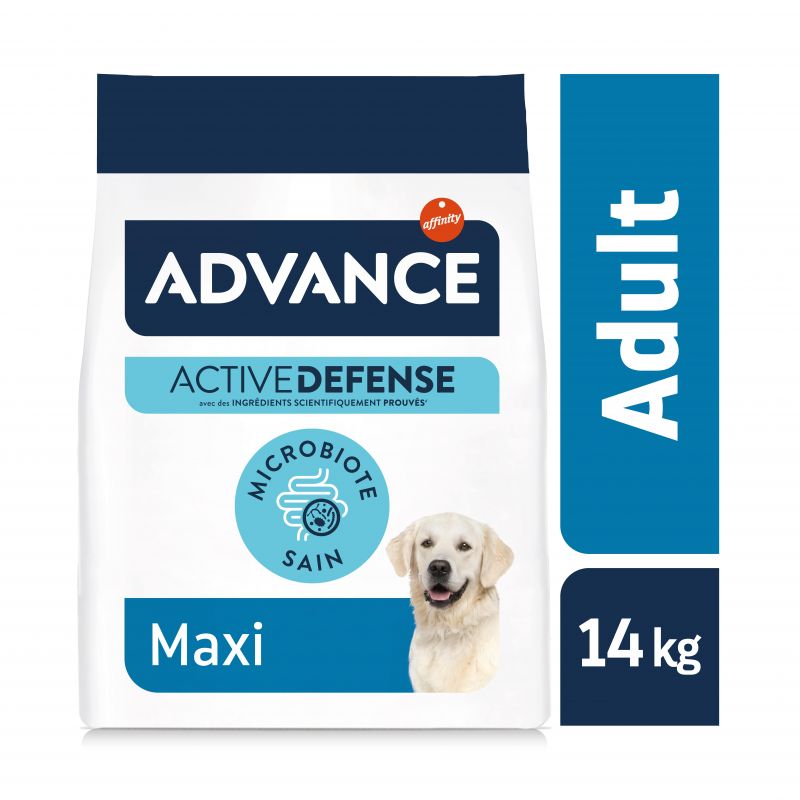 Advance Chien Active Defense Adult Maxi Poulet sac de 14 kg