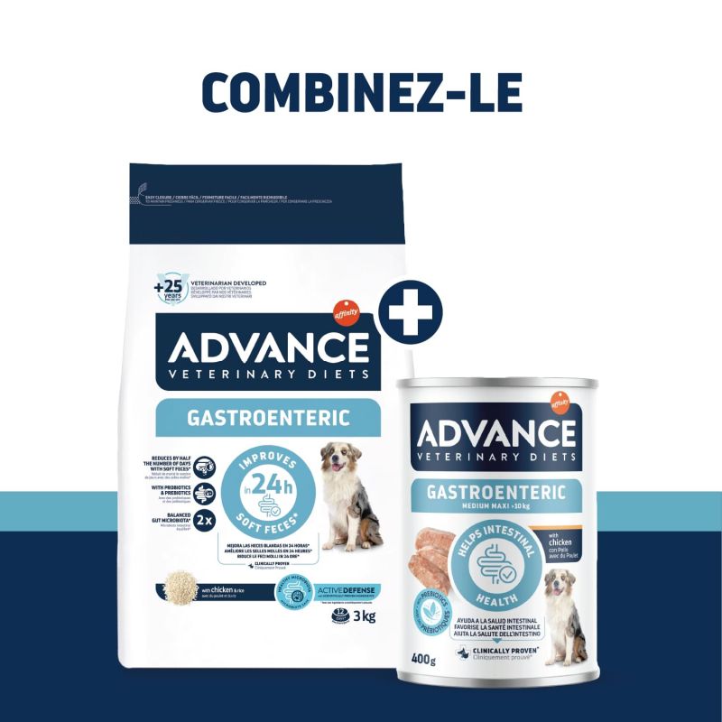 Advance Chien Active Defense Gastroenteric au Poulet Sac de 3 kg