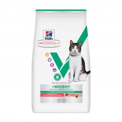 Hill's Vet Essentials Chat Multi Benefit+Weight Young Adult Saumon - Sac de 3 kg