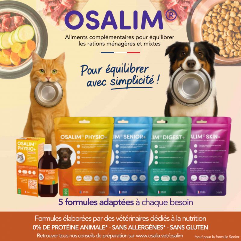 Osalim Physio + Chat - Flacon de 300 ml + seringue - JungleVet