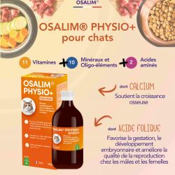 Osalim Physio + Chat - Flacon de 300 ml + seringue - JungleVet