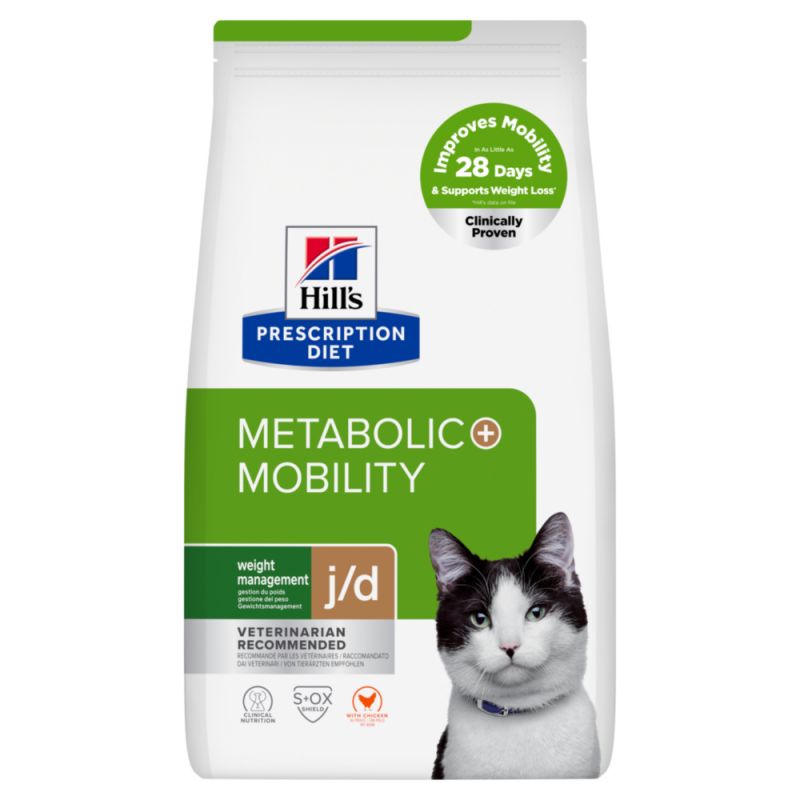 Hill's Prescription Diet Chat j/d Metabolic + Mobility Poulet - JungleVet