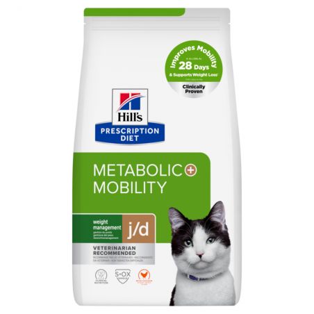 Hill's Prescription Diet Chat j/d Metabolic + Mobility Poulet - JungleVet